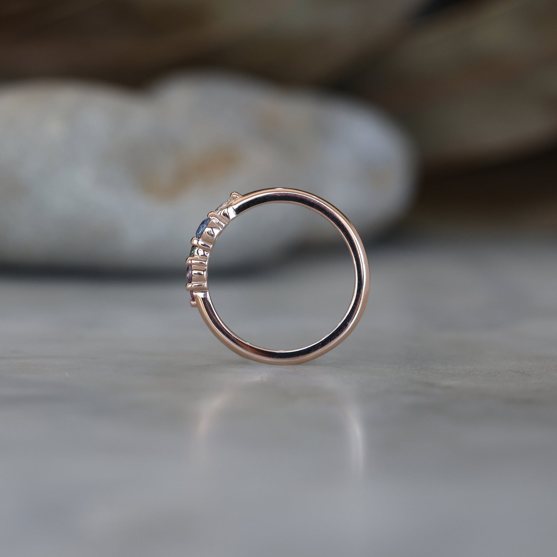 PASTEL RAINBOW / CLUSTER RING