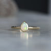 PEAR CUT OPAL / BEZEL RING II