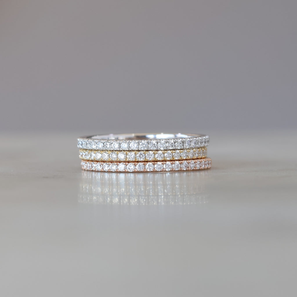 Phoebe diamond wedding band