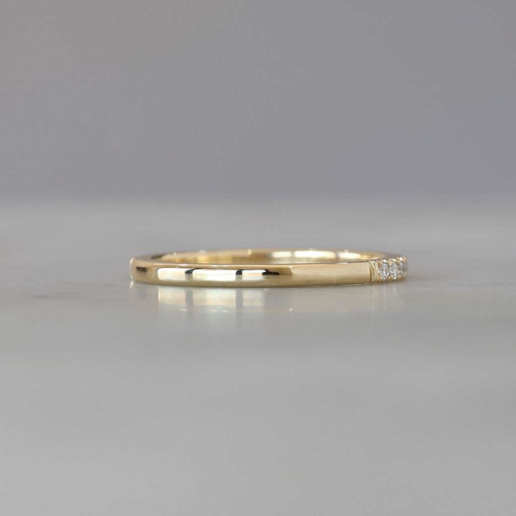 Phoebe diamond wedding band