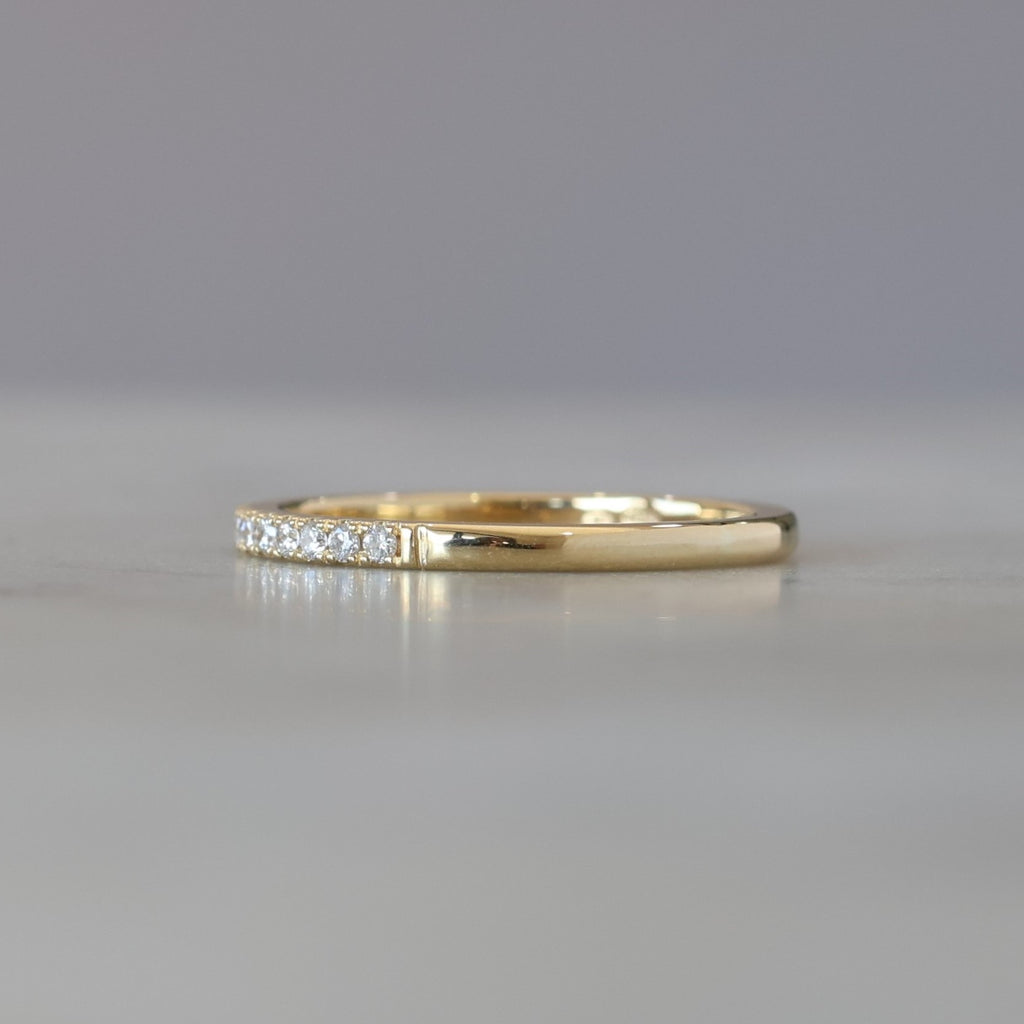 Phoebe diamond wedding band