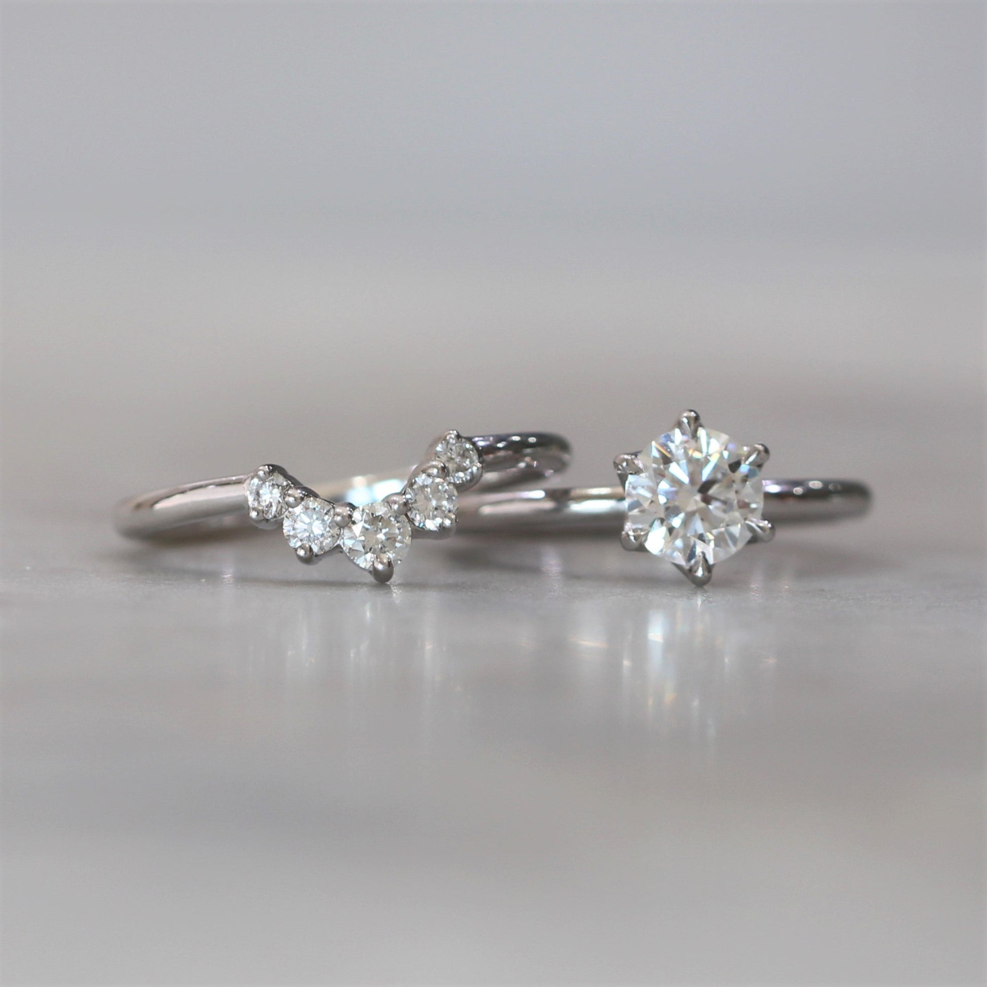 Poppi diamond wedding ring