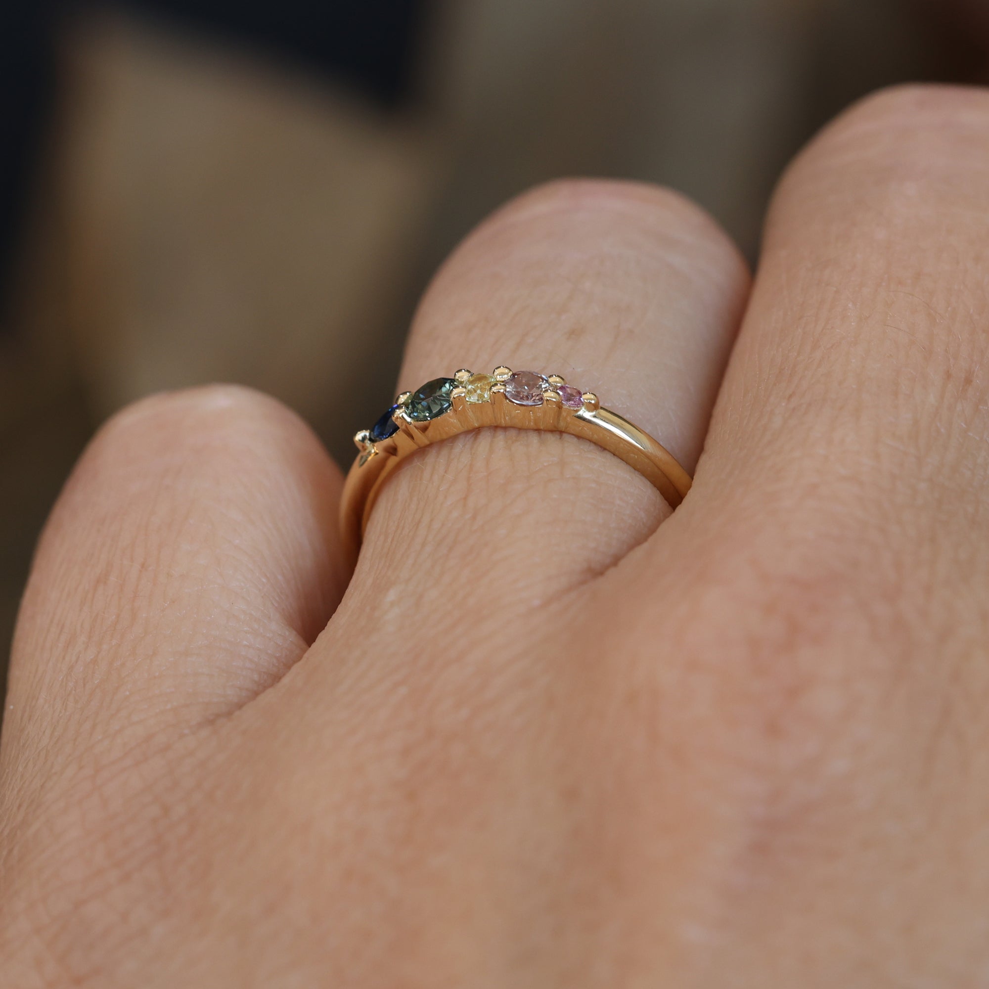 RAINBOW SAPPHIRE / ELIZA RING