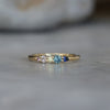 RAINBOW SAPPHIRE / CLUSTER RING