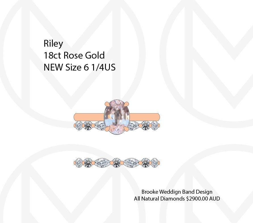 CUSTOM ORDER - RJ Wedding Bands