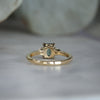 MAY TRILOGY / 1.07ct EMERALD CUT SAPPHIRE RING