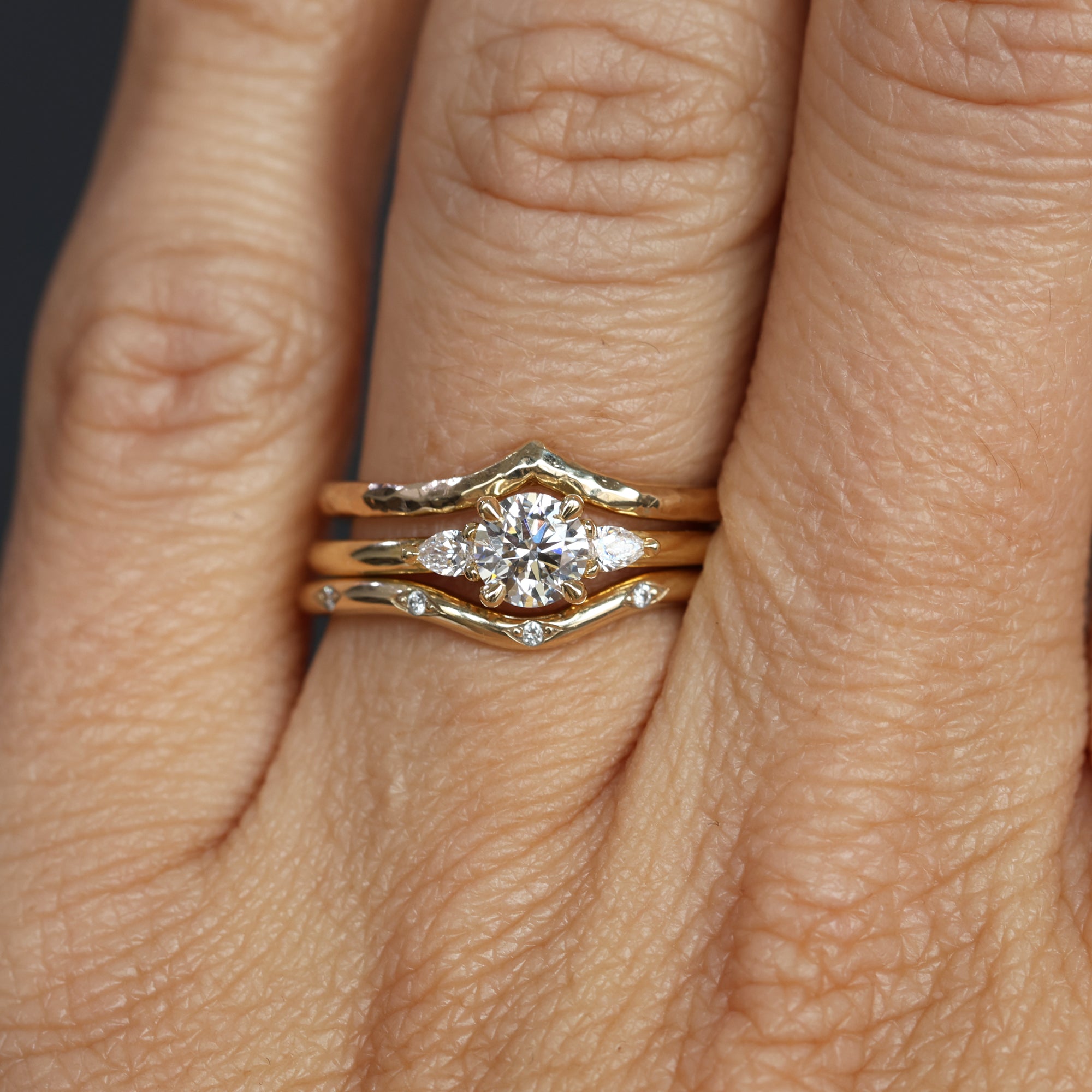 PICCOLO TRILOGY / 0.51ct ROUND DIAMOND RING