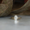 OVAL CUT / LAB DIAMOND SOLITAIRE II