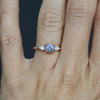 ROUND LILAC SAPPHIRE / TRILOGY RING