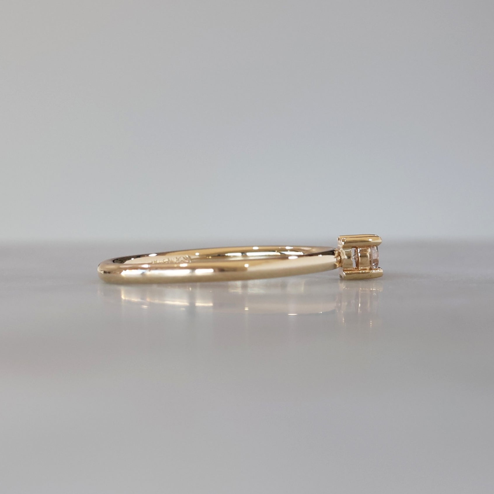 CHAMPAGNE DIAMOND / STACK RING