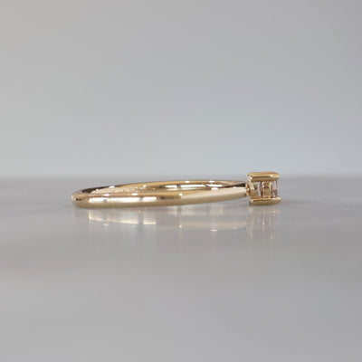 CHAMPAGNE DIAMOND / STACK RING