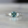 SEAFOAM SAPPHIRE / TRILOGY RING