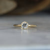 BEZEL / SALT & PEPPER DIAMOND RING