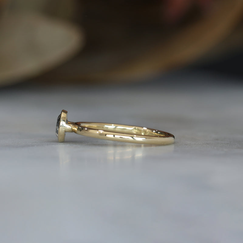 Brass on sale diamond ring