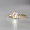 ROUND LAB CREATED DIAMOND / SOLITAIRE RING