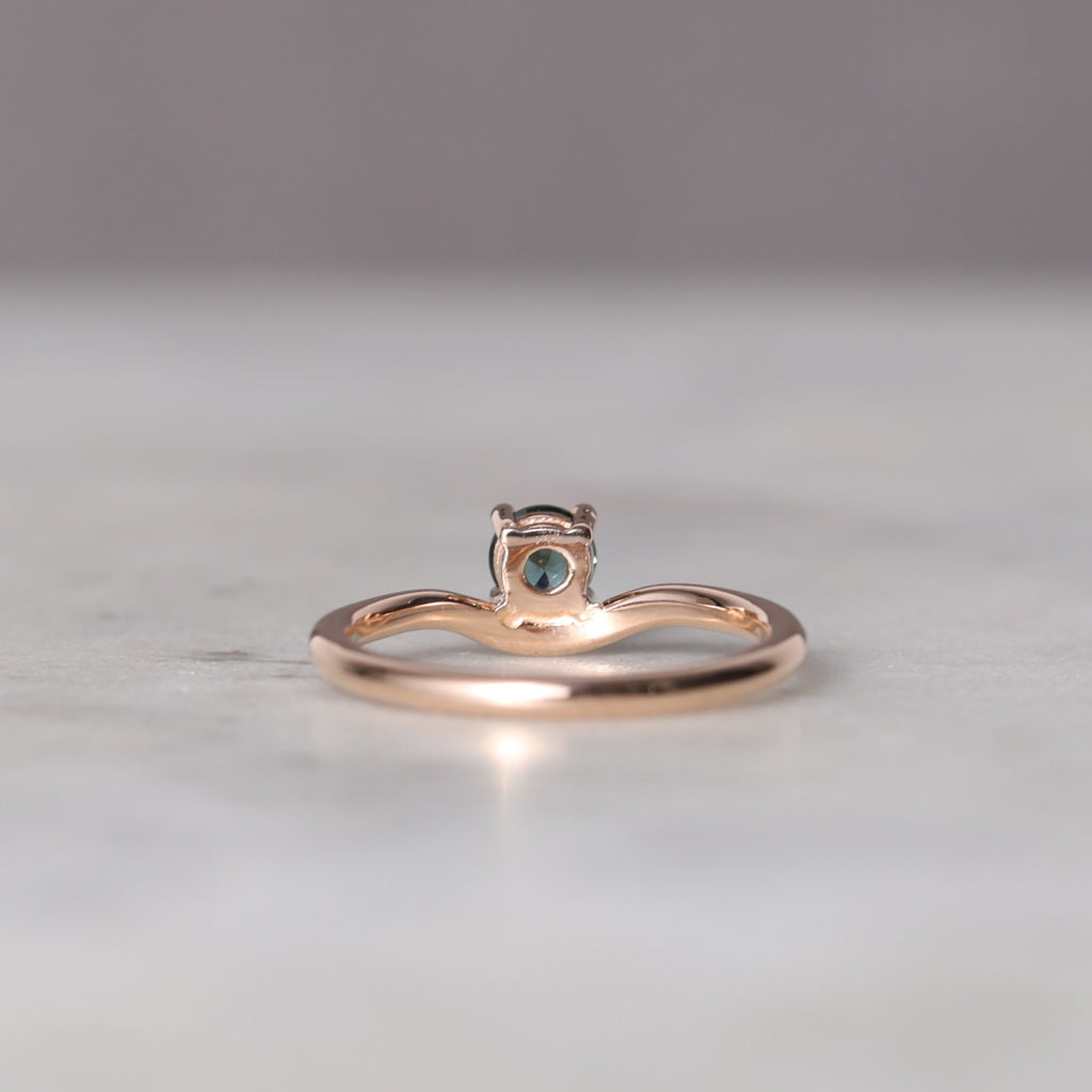 PARTI SAPPHIRE  / CURVE RING
