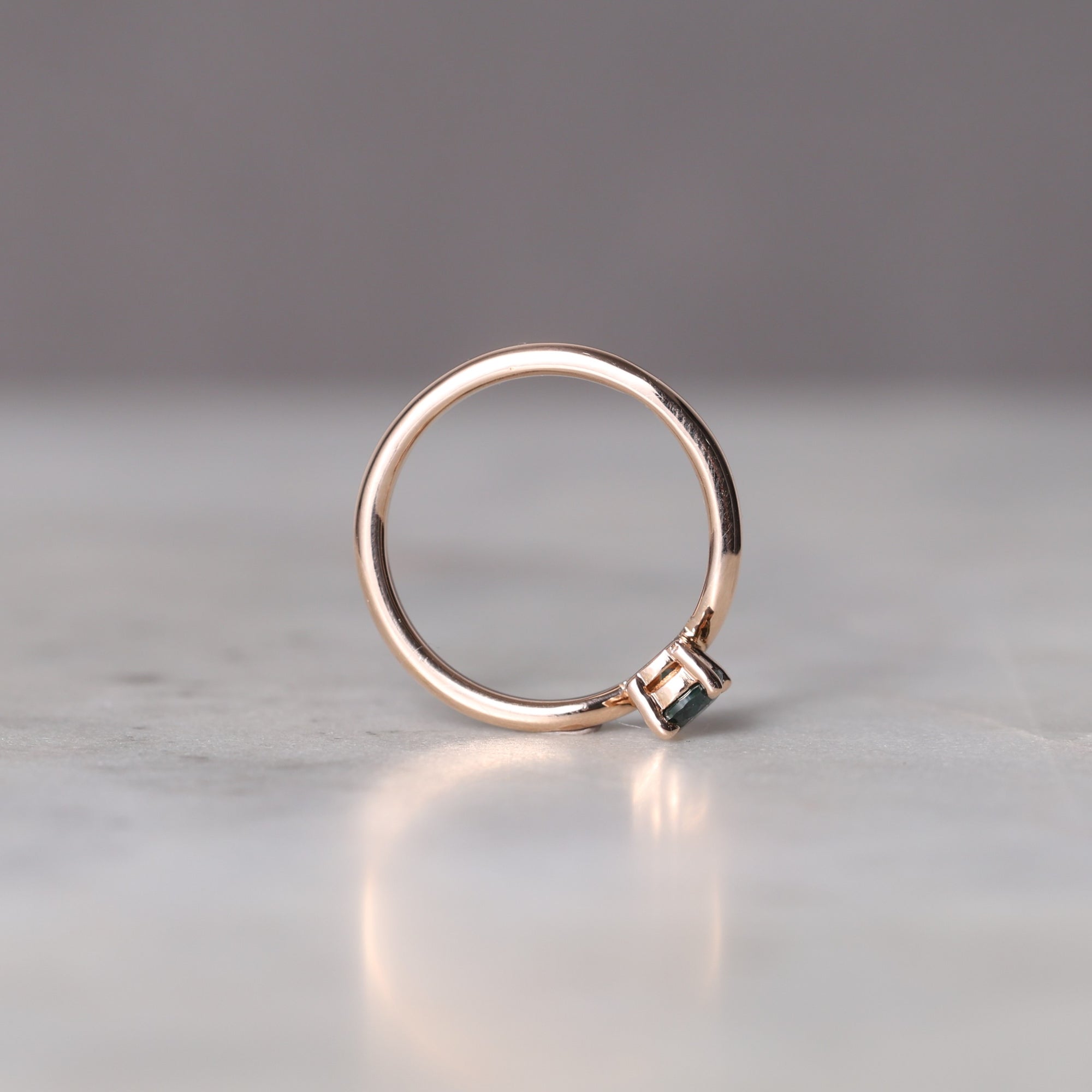 PARTI SAPPHIRE  / CURVE RING