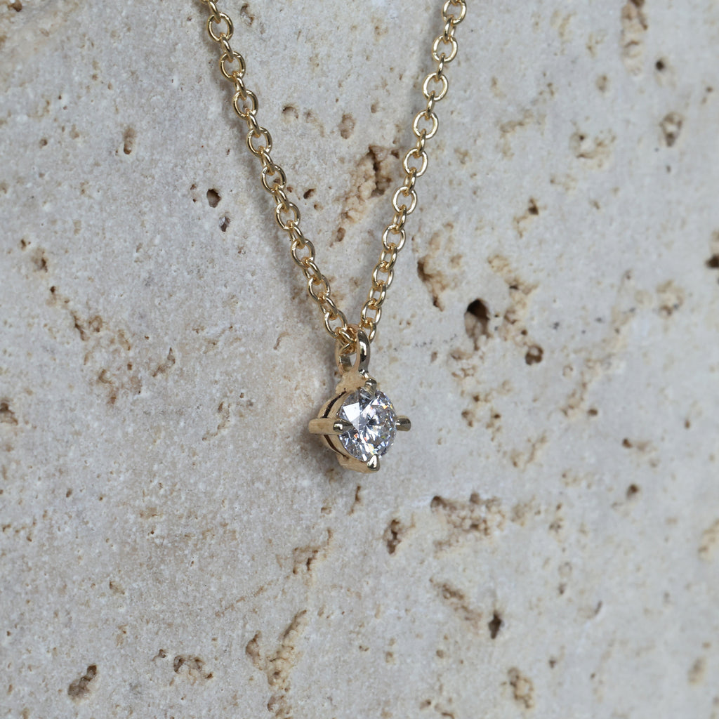 ONE OF A KIND / 0.22CT LAB DIAMOND NECKLACE
