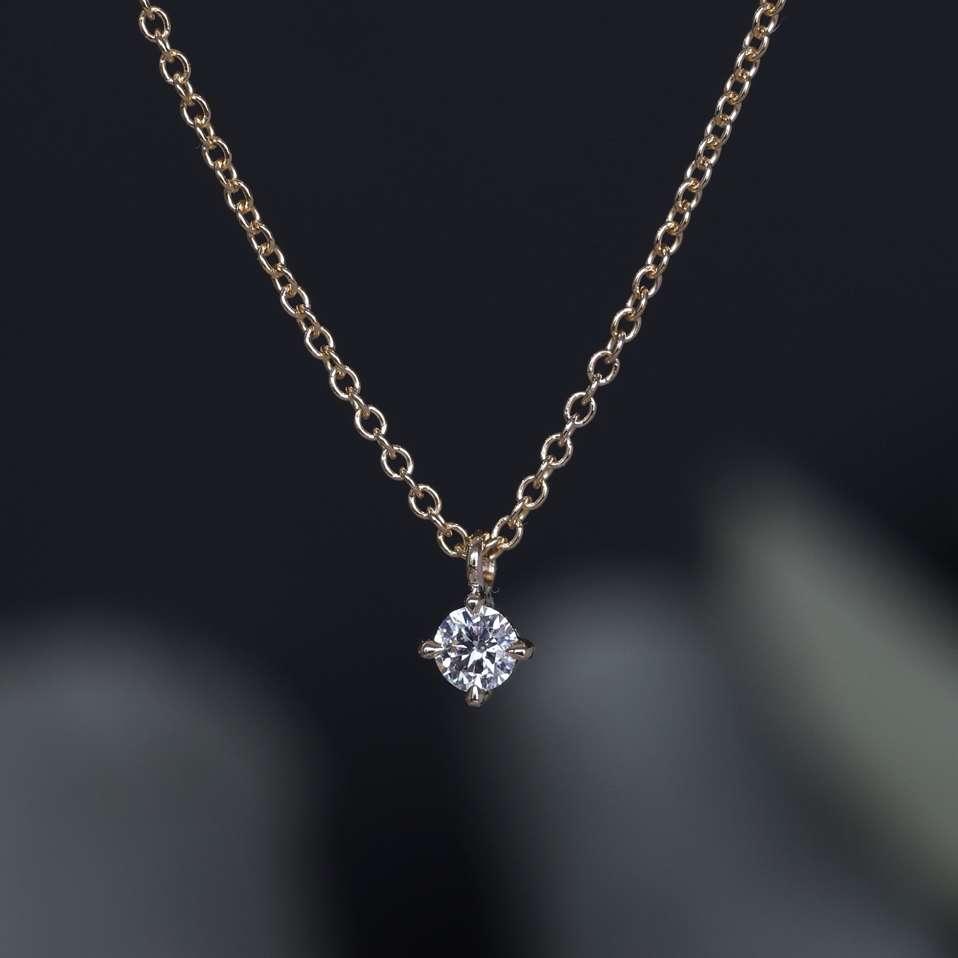 ONE OF A KIND / 0.22CT LAB DIAMOND NECKLACE