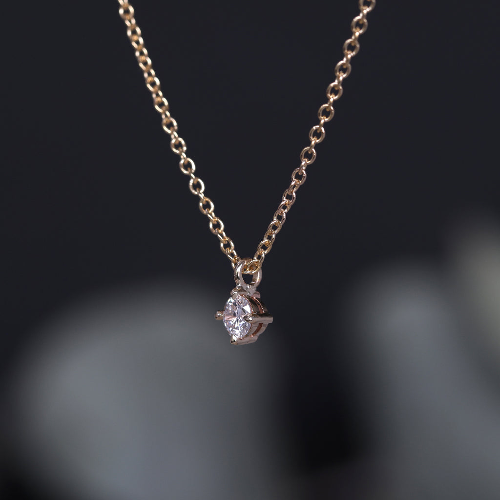 ONE OF A KIND / 0.22CT LAB DIAMOND NECKLACE