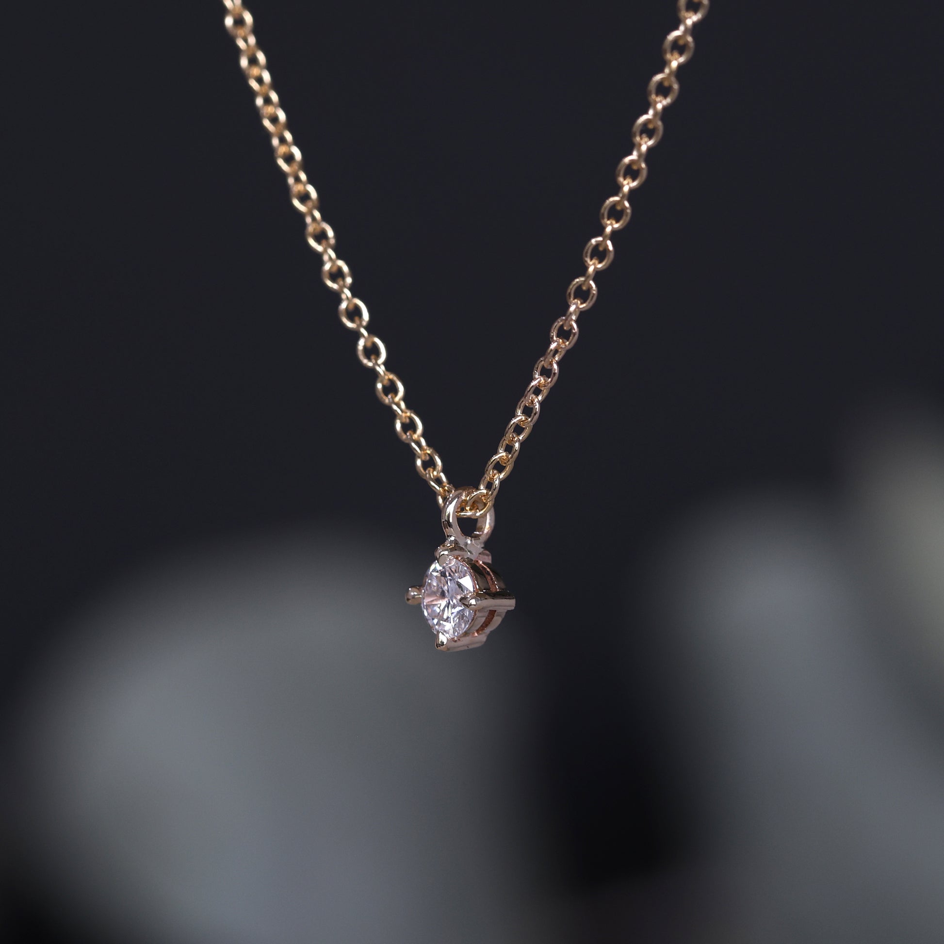 ONE OF A KIND / 0.22CT LAB DIAMOND NECKLACE