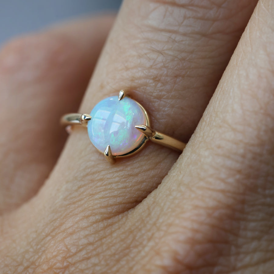 ROUND OPAL / COMPASS RING II