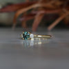 PICCOLO LUNAR TRILOGY / 0.63ct - ROUND AUSTRALIAN SAPPHIRE RING