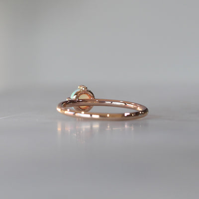 ROUND OPAL / COMPASS RING