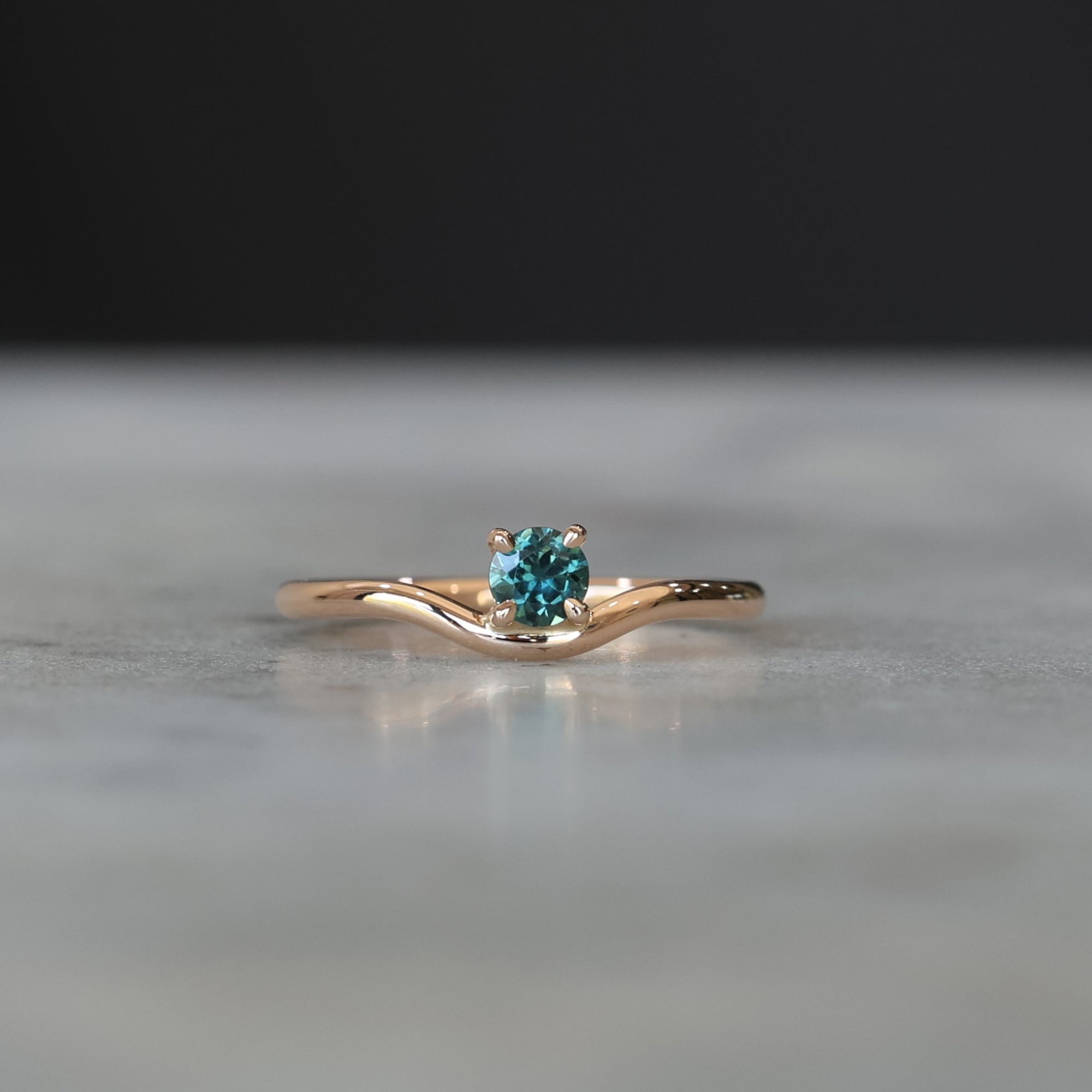 PARTI SAPPHIRE  / CURVE RING II