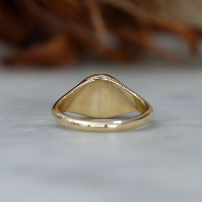 bezel cabochon ring back