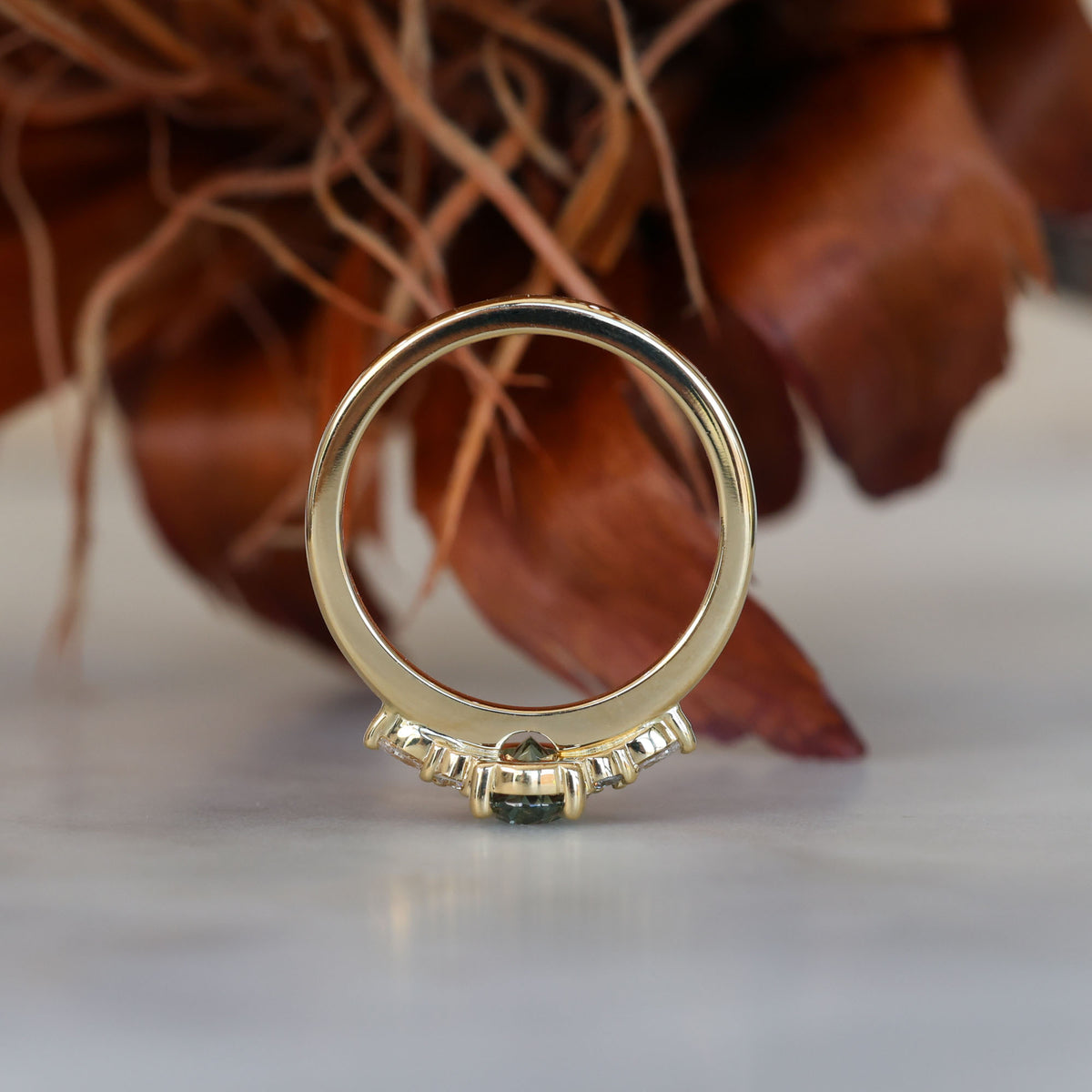 EMMA | 1.00CT OVAL MONTANA SAPPHIRE ENGAGEMENT RING