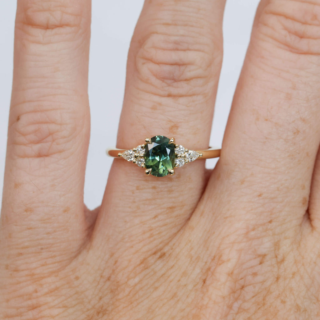 EMMA | 1.03CT OVAL AUSTRALIAN SAPPHIRE ENGAGEMENT RING
