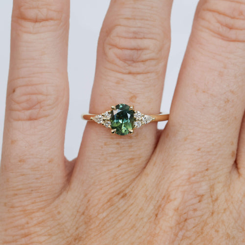 EMMA | 1.03CT OVAL AUSTRALIAN SAPPHIRE ENGAGEMENT RING