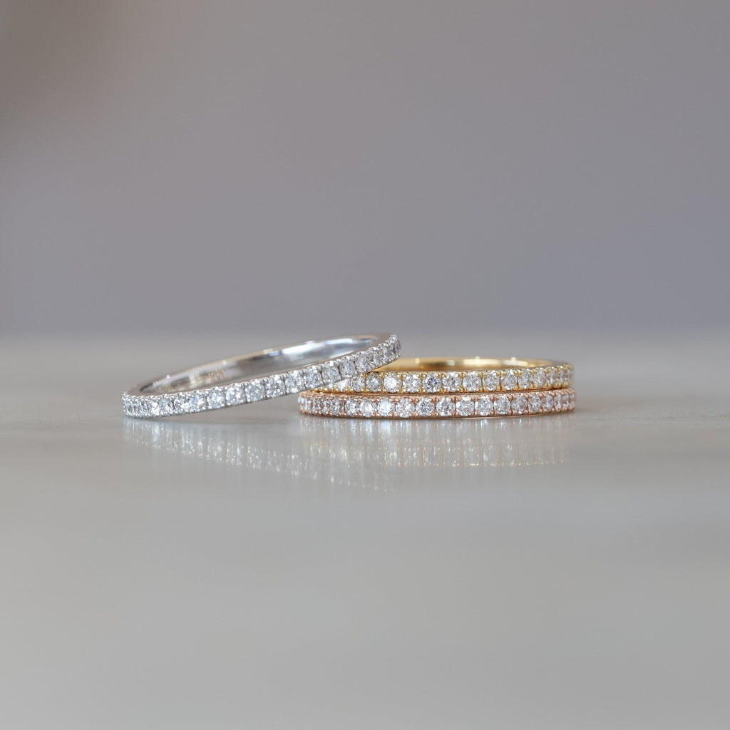 Phoebe diamond wedding band