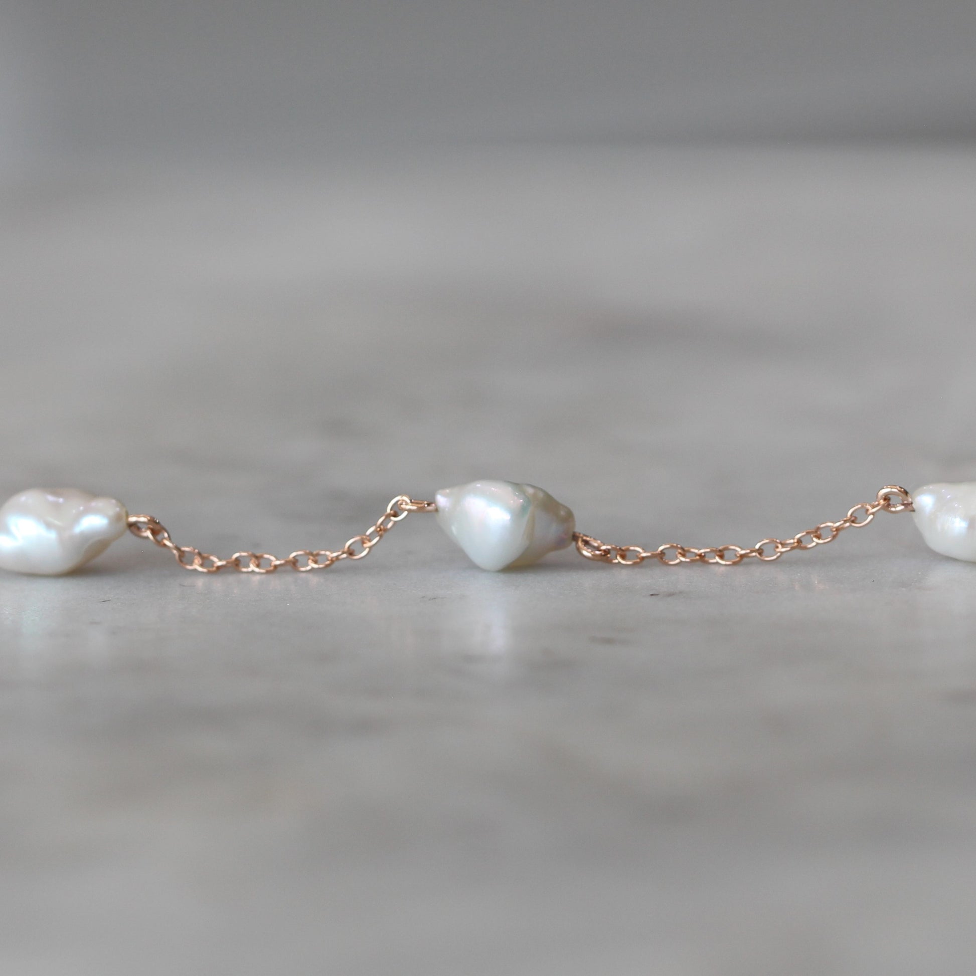 gold and pearl bracelet