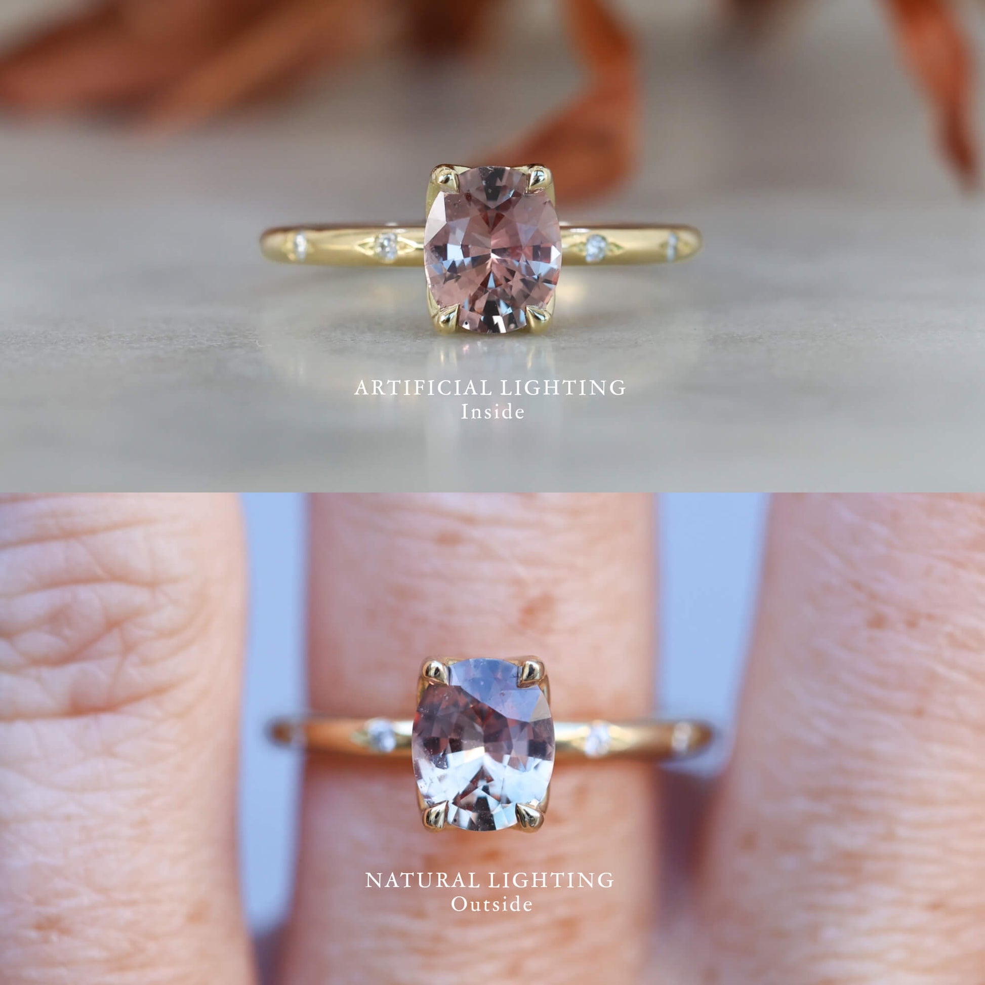 madagascan sapphire engagement ring