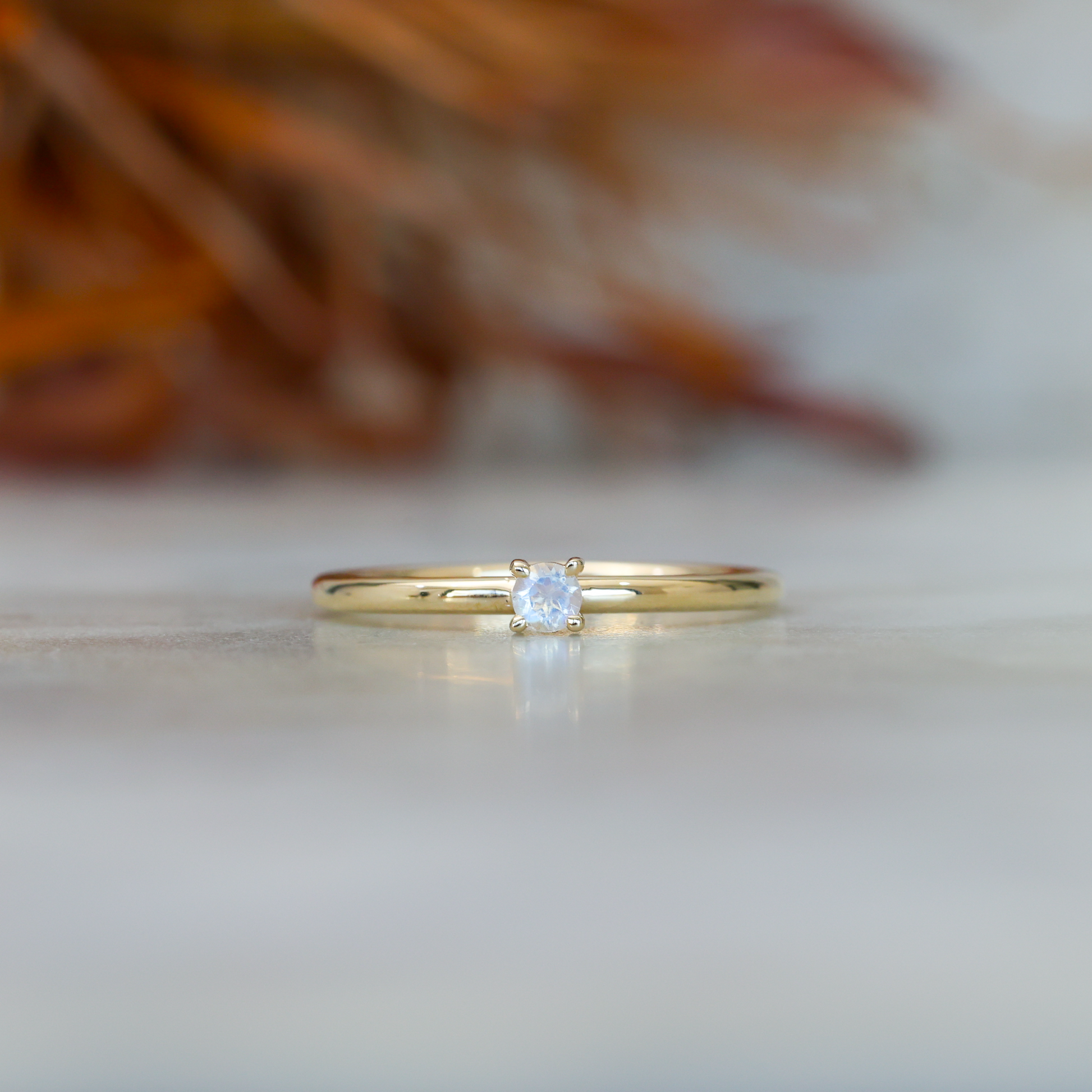 JUNE MOONSTONE / BIRTHSTONE STACK RING