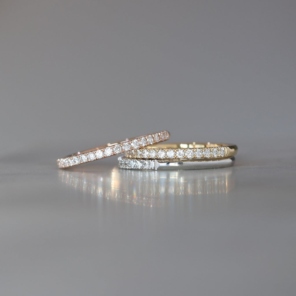 lily diamond wedding band