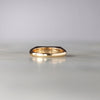 milestone bar signet ring back yellow gold