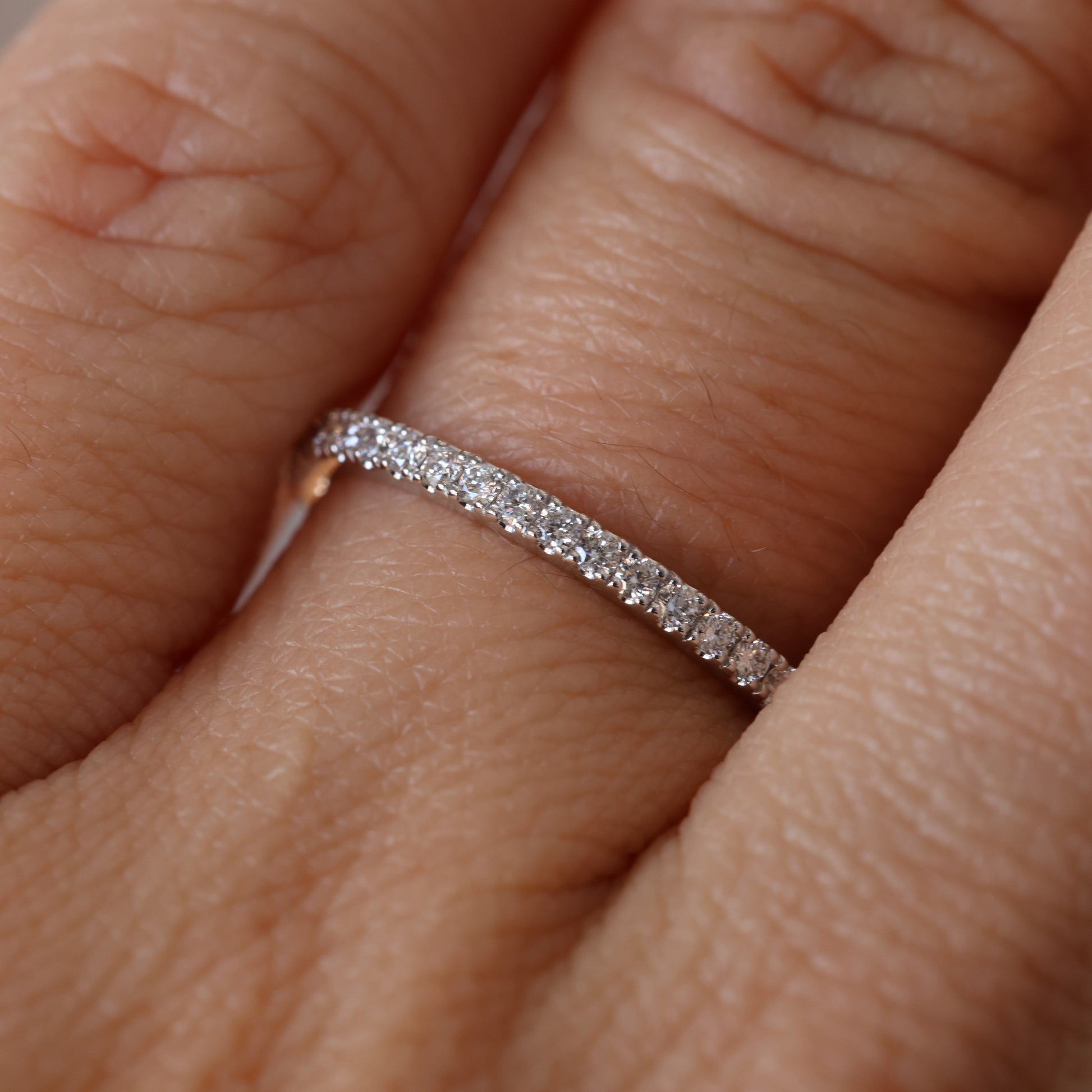 Phoebe diamond wedding band