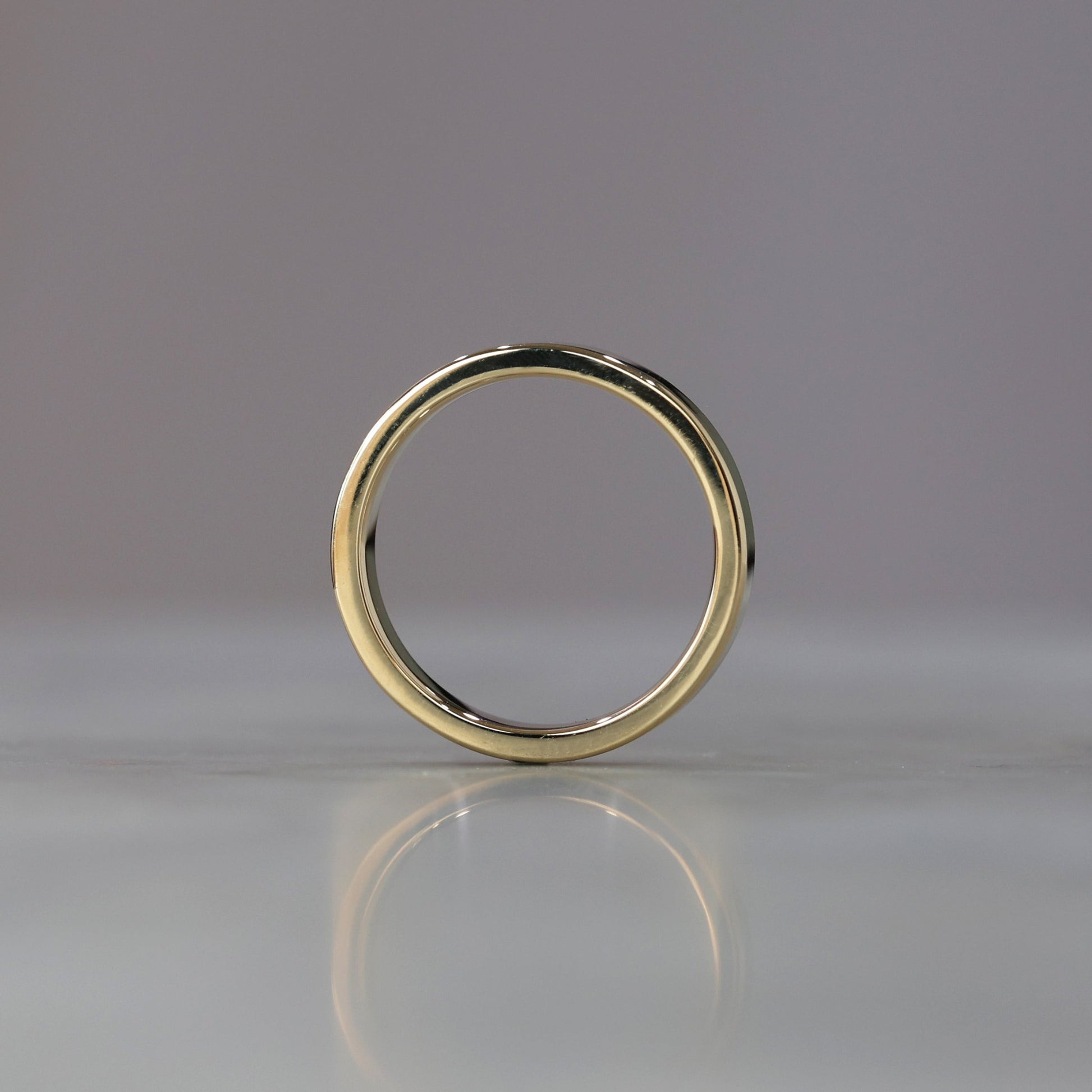 rhae 4mm gold wedding band