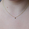 september sapphire birthstone necklace