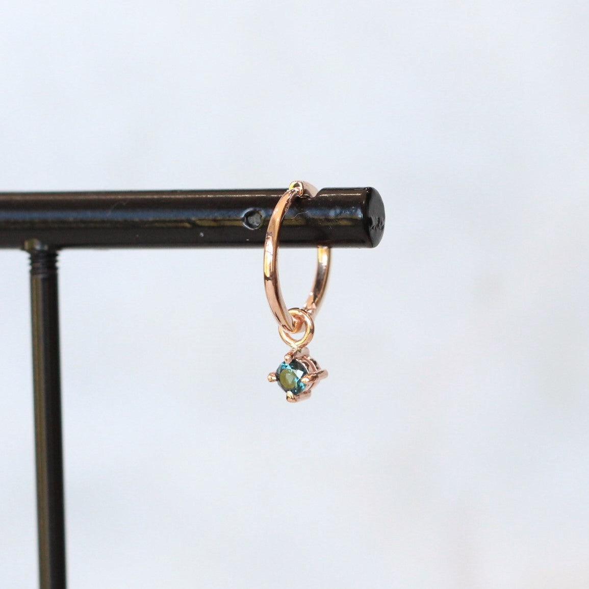 Australian Sapphire hoop earrings