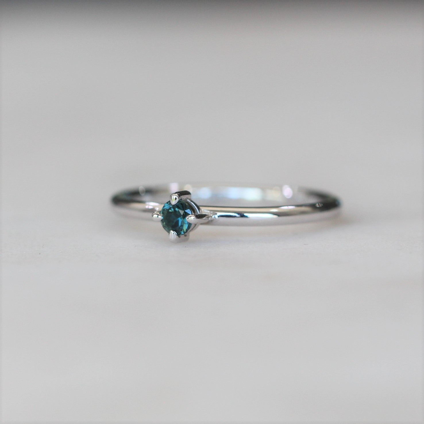 Australian sapphire stack ring