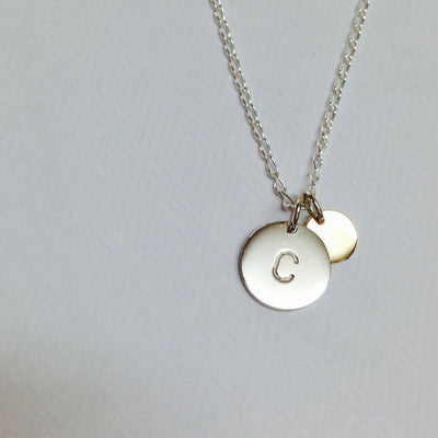 HAND STAMPED / DISC NECKLACES