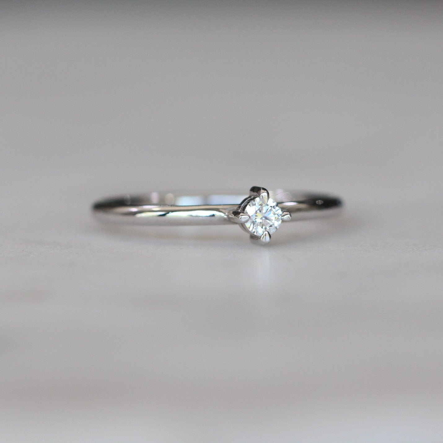 Diamond stack ring