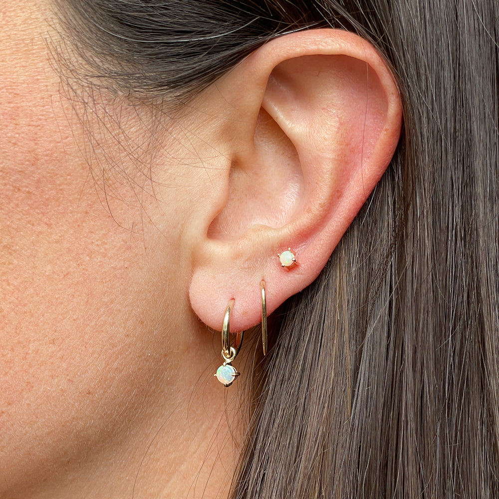 OPAL | HOOP EARRINGS