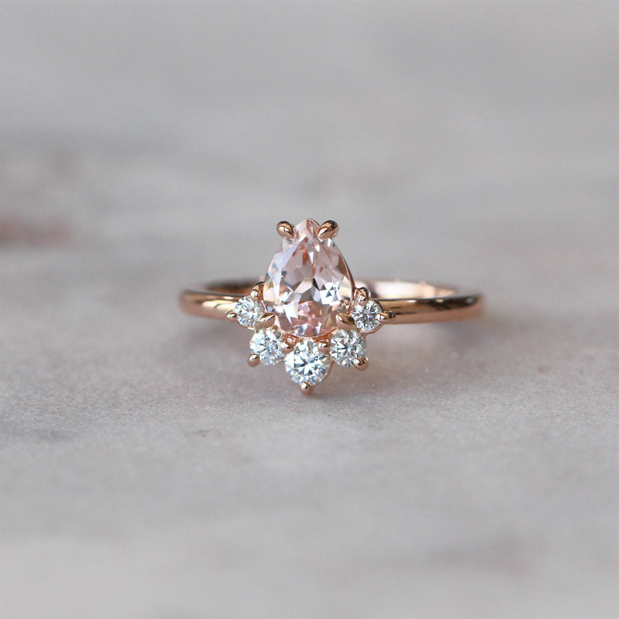 ELISE / HALF HALO RING