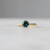 ROUND / SAPPHIRE SOLITAIRE RING TWO