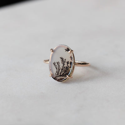 DENDRITIC / AGATE RING